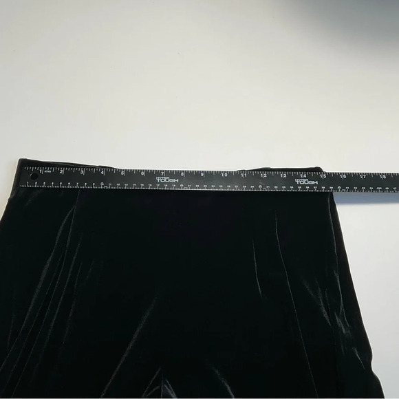 Dress Barn Velvet Pants Sz 12 Black Relaxed Luxury Evening Party Classic NWT - Picture 5 of 9